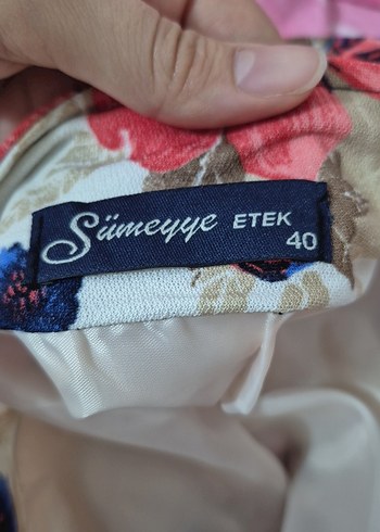 Çiçek Desenli Uzun Bohem Etek - Görsel 2