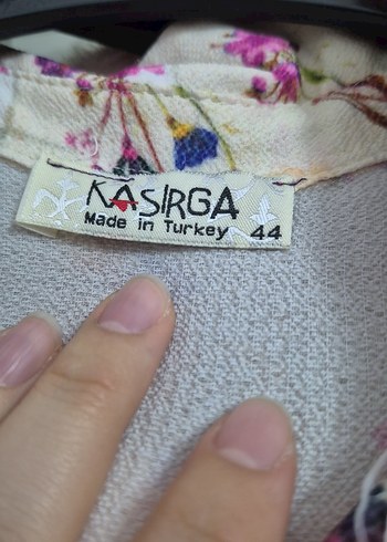 Çiçek Desenli Uzun Kollu Fırfırlı Bohem Tunik - Görsel 2