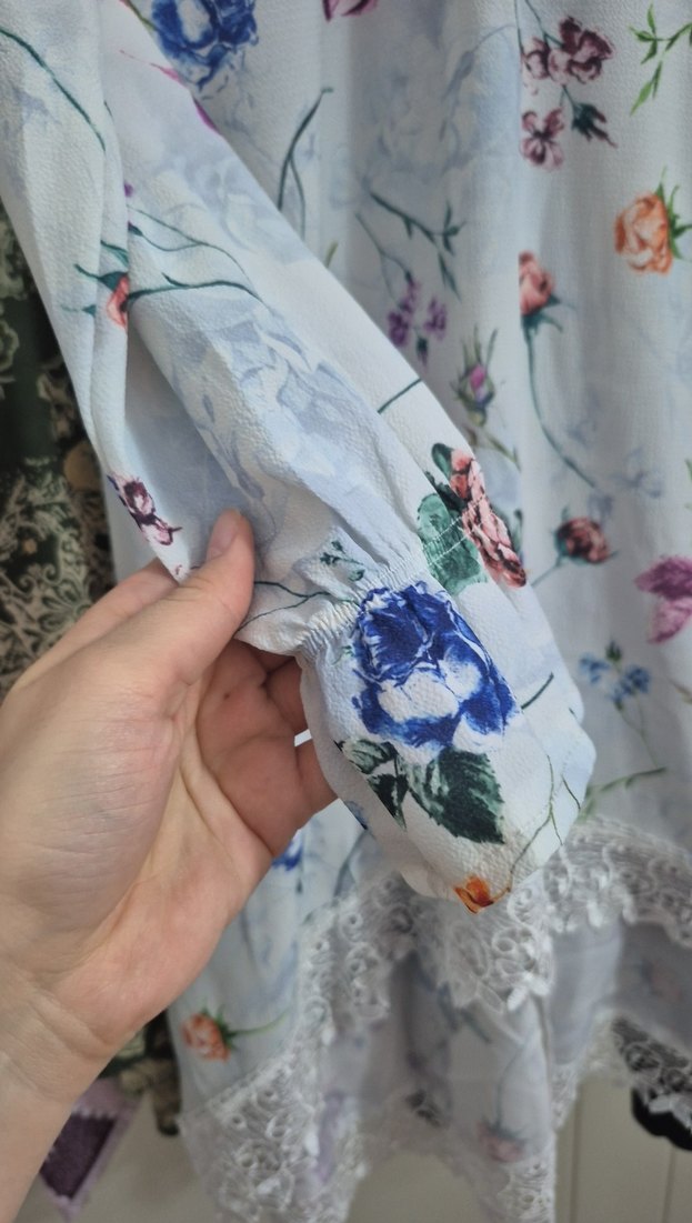 dantelli tunik - Görsel 3