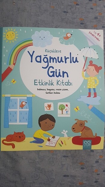 KÜÇÜKLERE YAĞMURLU GÜN ETKİNLİK KİTABI