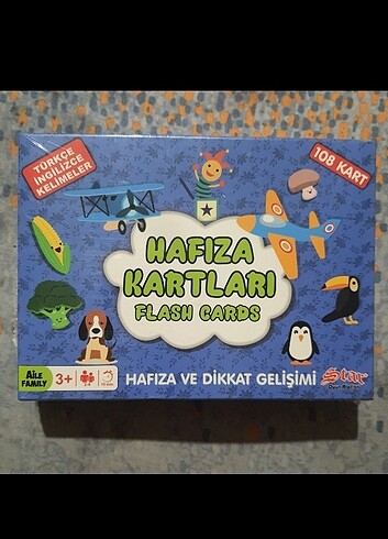 Star İkili Hafıza Kartları Hafıza Oyunu.