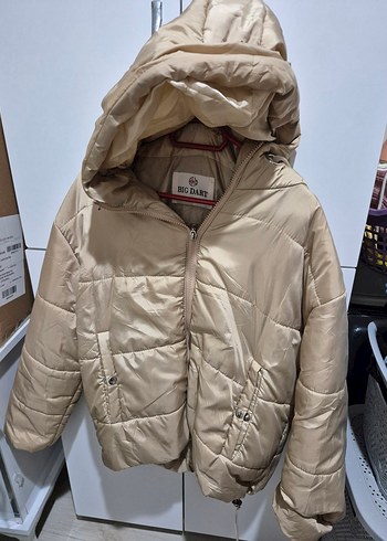 LC Waikiki Bej Midi Kadın Kışlık Fermuarlı Mont