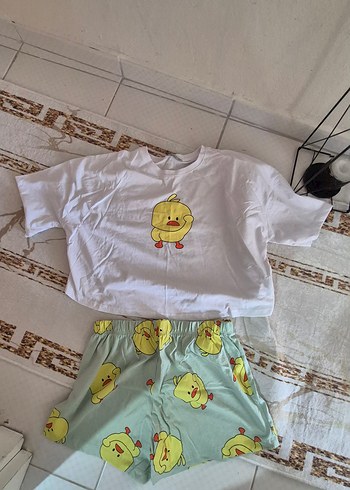 croplu sıfır pijama