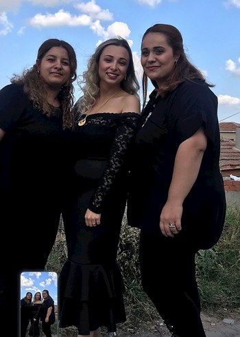 Dantel Detaylı Siyah Uzun Straplez Mezuniyet Elbisesi - Görsel 2