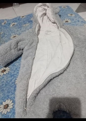 Gri Bebek Peluş Tulumu