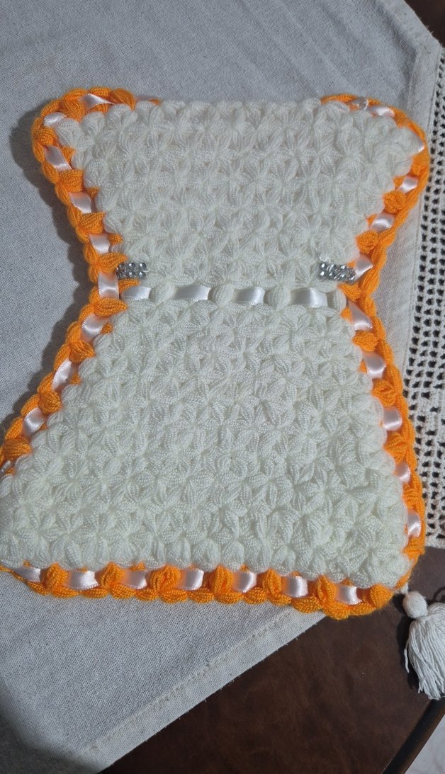 Nakışlı Çok Renkli Bebek Önlüğü - Görsel 3