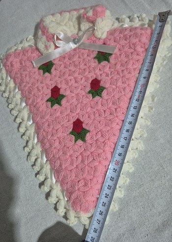 Pembe El Örgüsü Banyo Lifi - Görsel 2