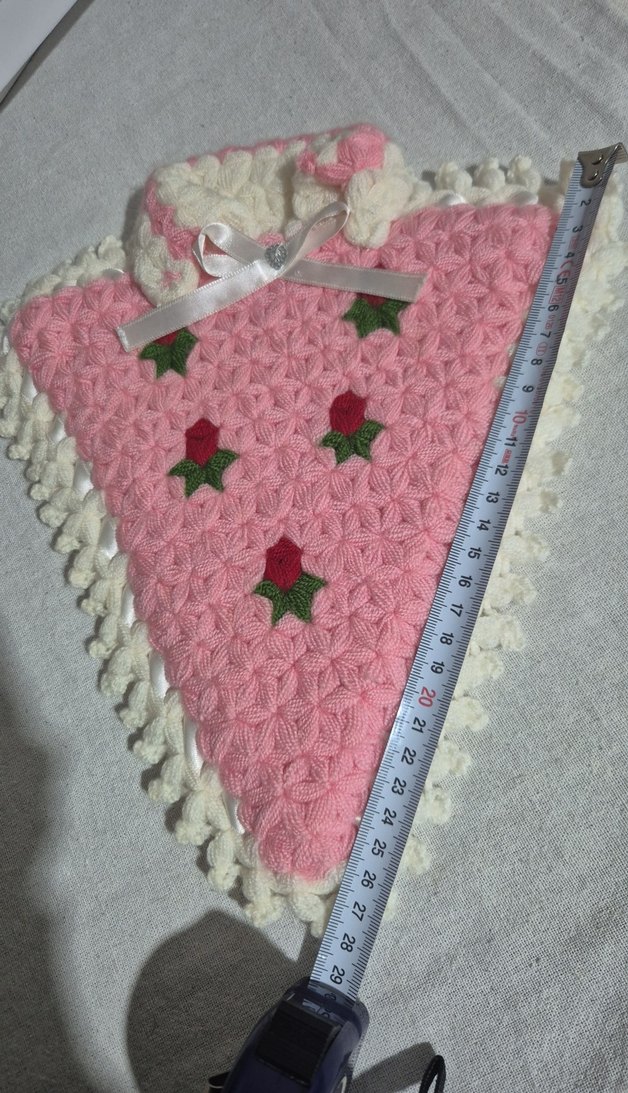 Pembe El Örgüsü Banyo Lifi - Görsel 2