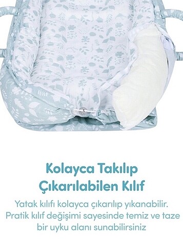  Beden yeşil Renk Sevi bebe reflü yatağı