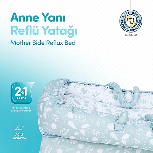  Beden Sevi bebe reflü yatağı