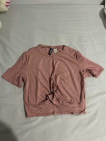 H&M pembe crop