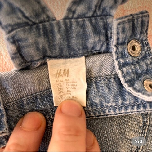 12-18 Ay Beden H&M kız çocuk solopet