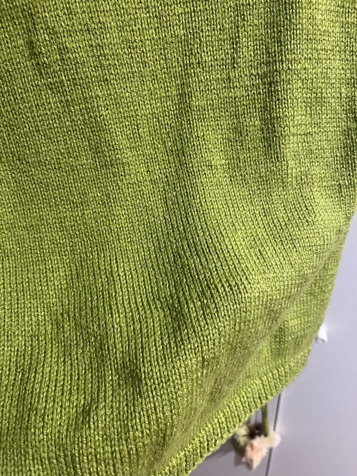 El Örgüsü Crop Yandan Bağlamalı Süveter - Görsel 3