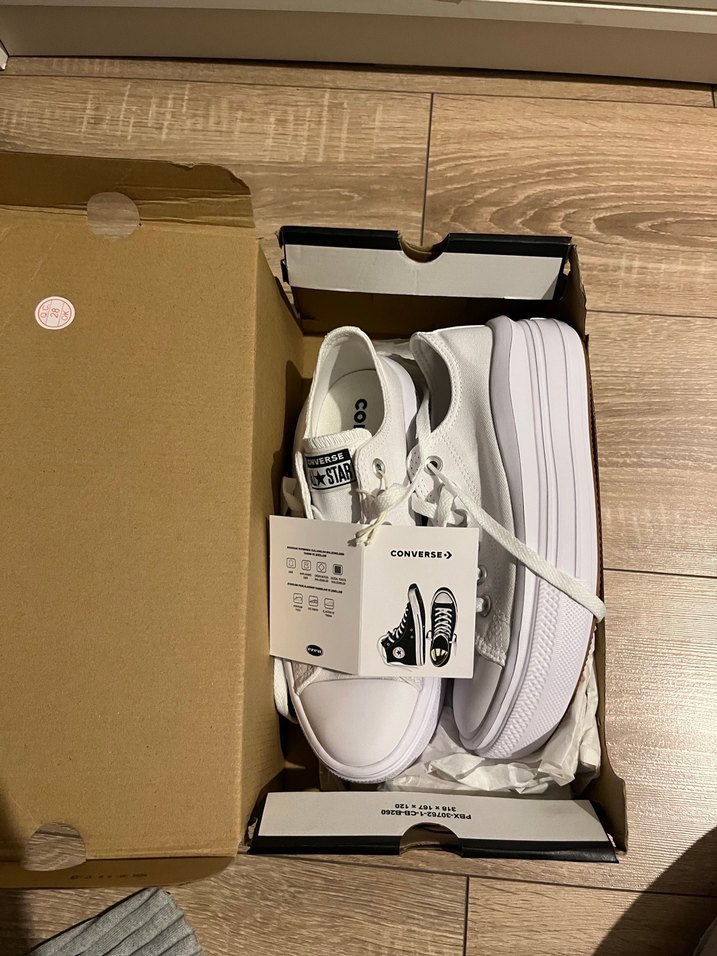 Converse Chuck Taylor All Star Beyaz Platform Sneaker - Görsel 4