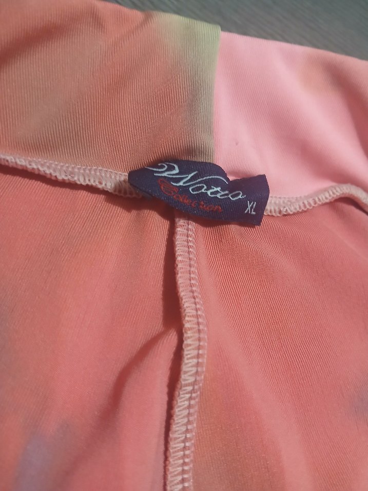 Pastel Renkli Batik Desenli Kadın Tayt - Görsel 3