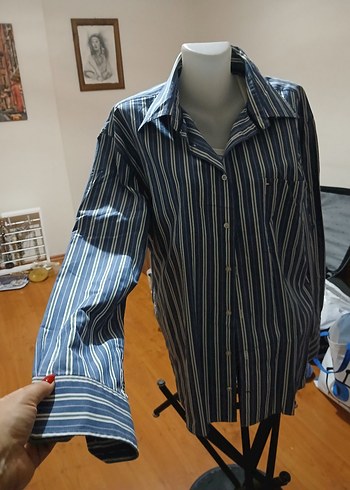 Tommy Hilfiger Çizgili Uzun Kollu Erkek Gömlek - Görsel 6