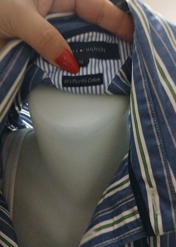 Tommy Hilfiger Çizgili Uzun Kollu Erkek Gömlek - Görsel 5