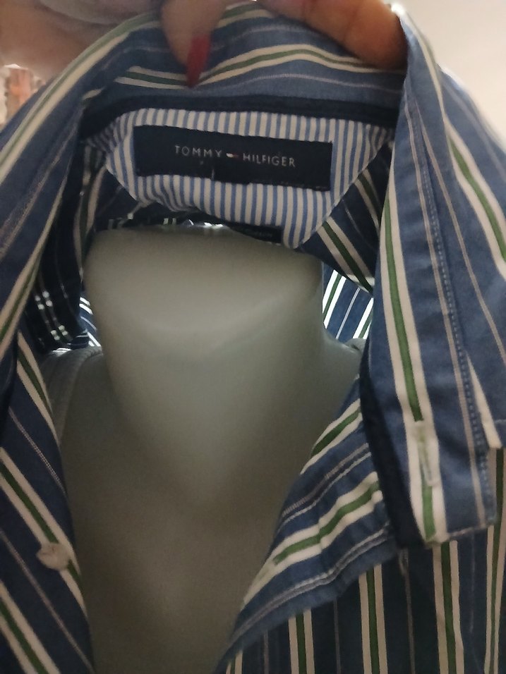 Tommy Hilfiger Çizgili Uzun Kollu Erkek Gömlek - Görsel 4