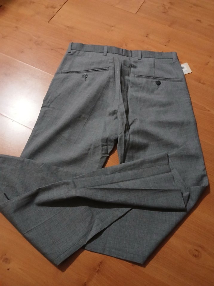 Gri Regular Fit Pantolon 44 - Görsel 3