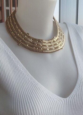  Beden Gold tasma kolye