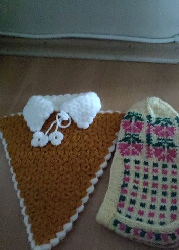 Nakışlı Lif - Pastel Renkli Patik - Görsel 2