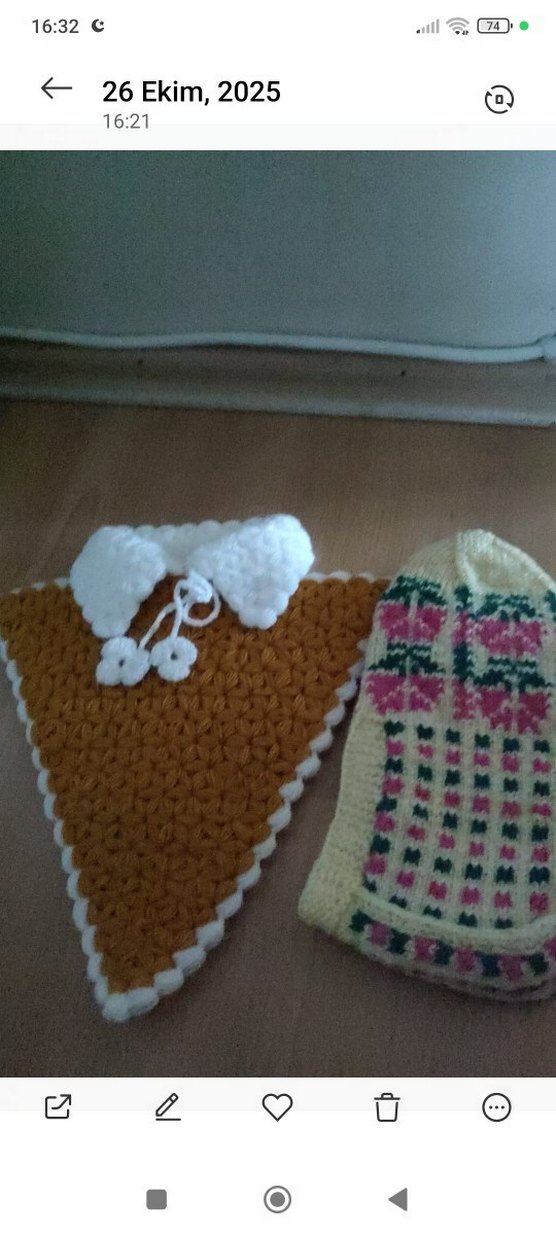 Nakışlı Lif - Pastel Renkli Patik - Görsel 2