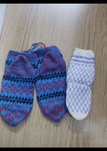 Erkek Çocuk Mavi ve Gri Çorap Seti - Görsel 2