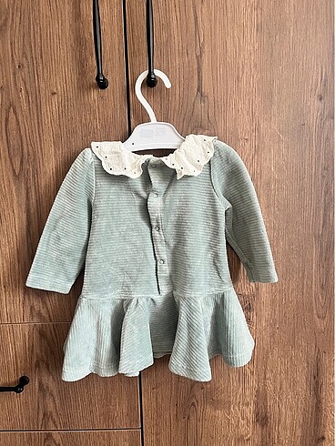HelloBaby Bebek kadife elbise