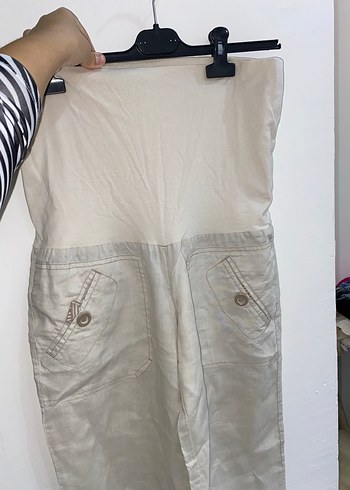 LC Waikiki Bej Düğmeli Kadın hamile pantolonu çeşitleri