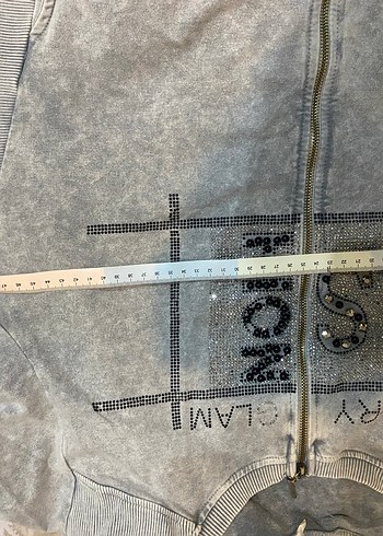 Gri kadife kadın eşofman takımı - Görsel 8