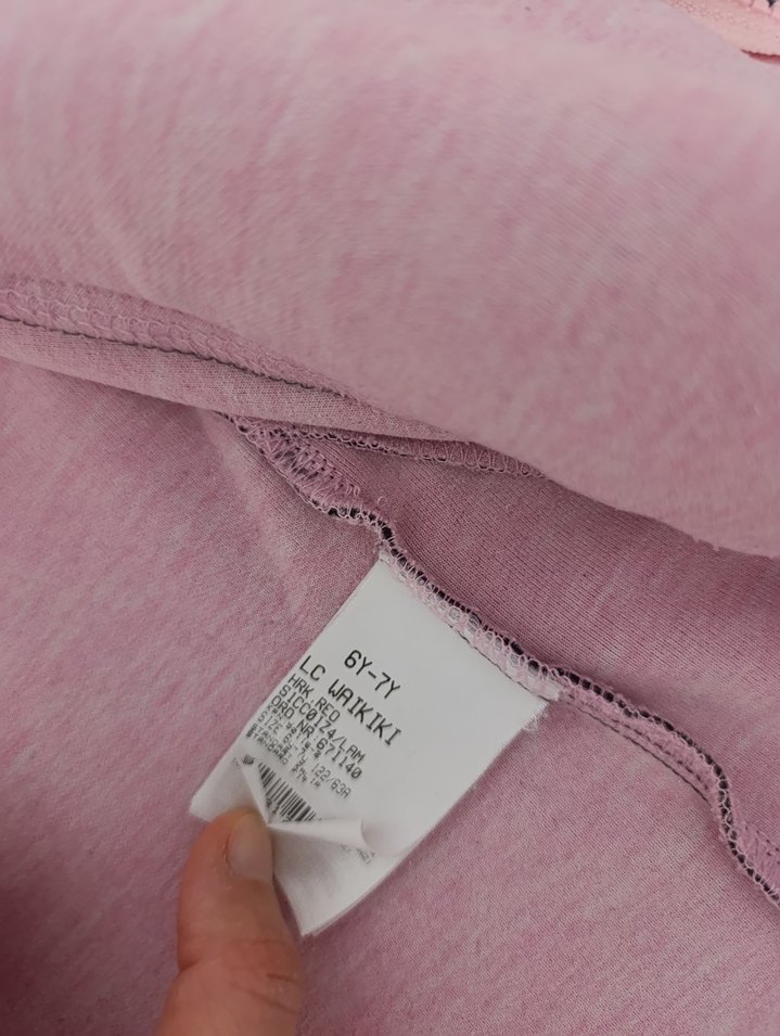 Kız Çocuk Gri Kapüşonlu Fermuarlı Sweatshirt - Görsel 5