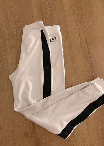 Emporio Armani Orijinal Ea7 Beyaz Siyah Seritli Spor Esofman Alti