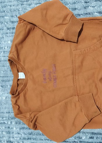 Erkek Çocuk Kahverengi Sweatshirt - Görsel 4