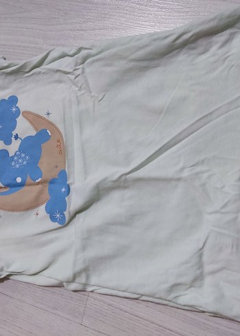 Mavi Baskılı Erkek Bebek Tulum - Görsel 3