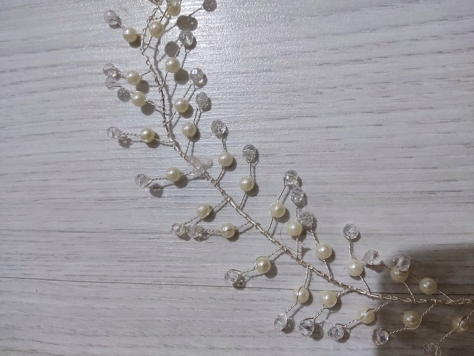 Boncuklu Bohem Kadın Saç Aksesuarı - Görsel 3