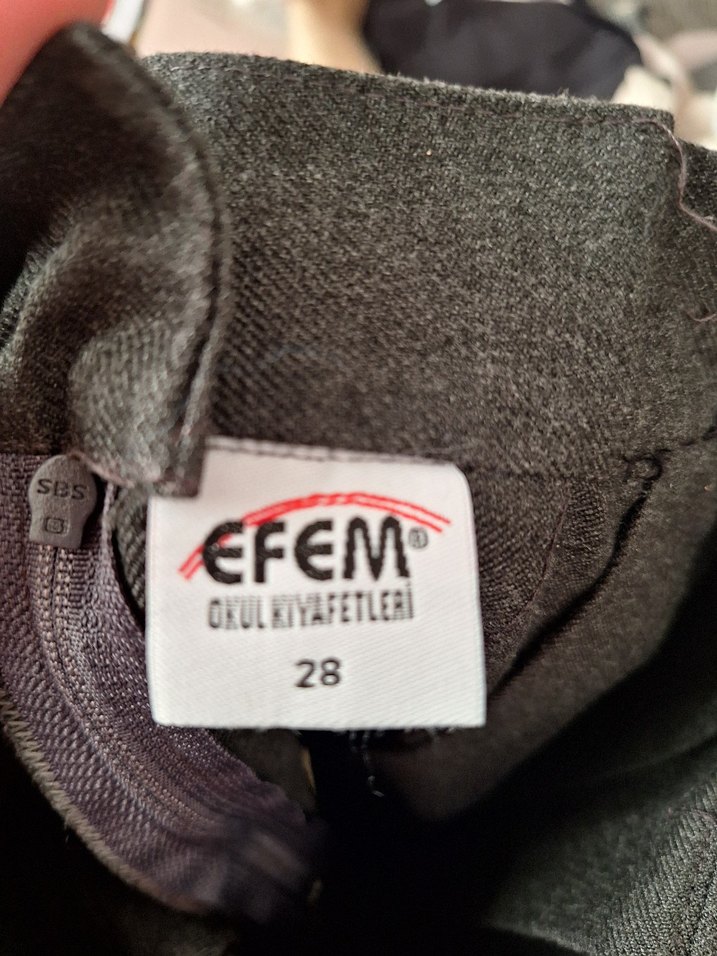 Gri Pilili Midi Kadın Kot Etek - Görsel 3