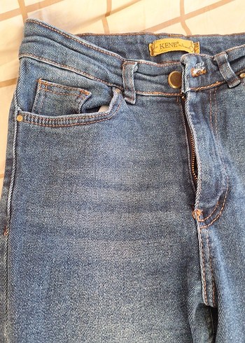Diğer Kadın Mavi Midi Boy Denim Pantolon