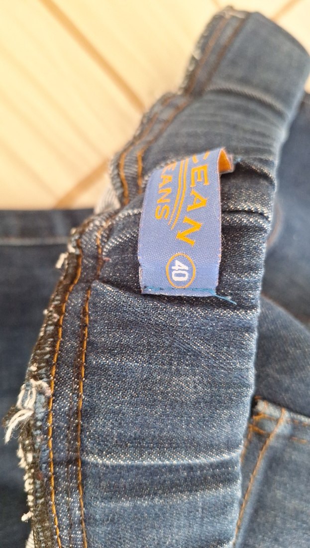 Kadın Mavi Elastik Normal Boy Kot Pantolon - Görsel 3