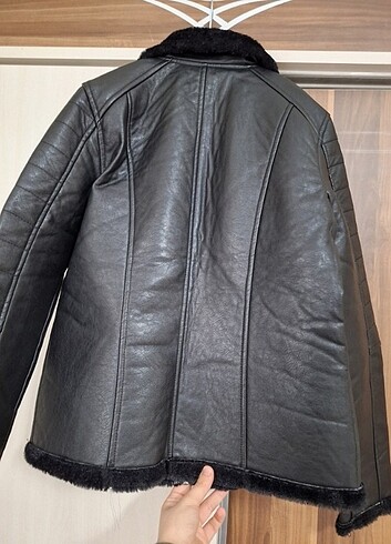 Kadın deri ceket  - Görsel 4
