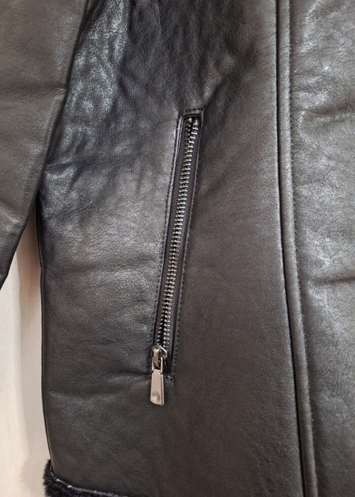 Kadın deri ceket  - Görsel 2
