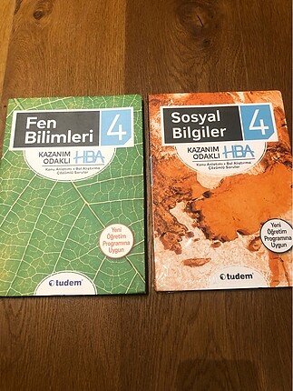 Tudem Yayınları 4.sınıf Test Kitapları