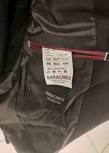 SIFIR 56 BEDEN TAKIM ELBİSE, 2 ADET XXL GÖMLEK, 1 ADET 43 NO Ayk - Görsel 3