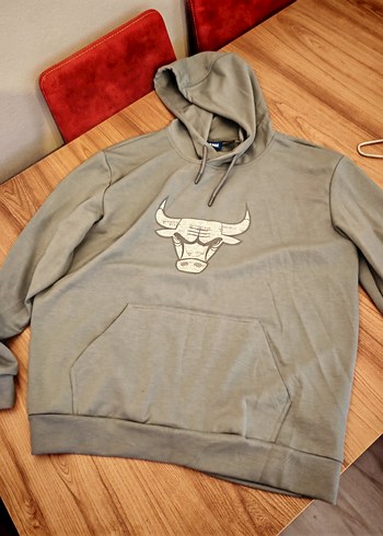 Defacto Xl Gri Kapusonlu Sweatshirt