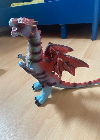 Çift Başlı Renkli Ejderha Aksiyon Figürü - Görsel 3