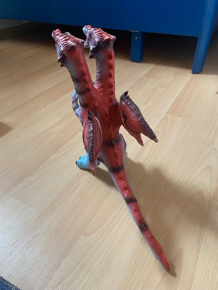 Çift Başlı Renkli Ejderha Aksiyon Figürü - Görsel 2