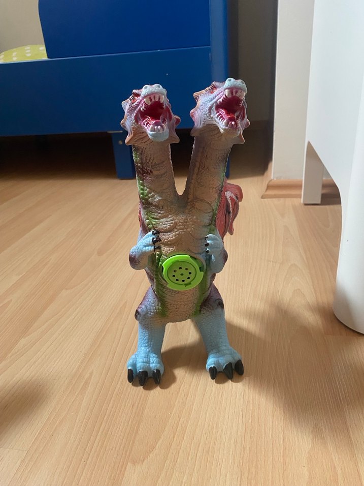 Çift Başlı Renkli Ejderha Aksiyon Figürü - Görsel 5