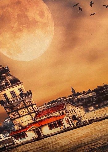 Kız kulesi kanvas tablo - Görsel 3