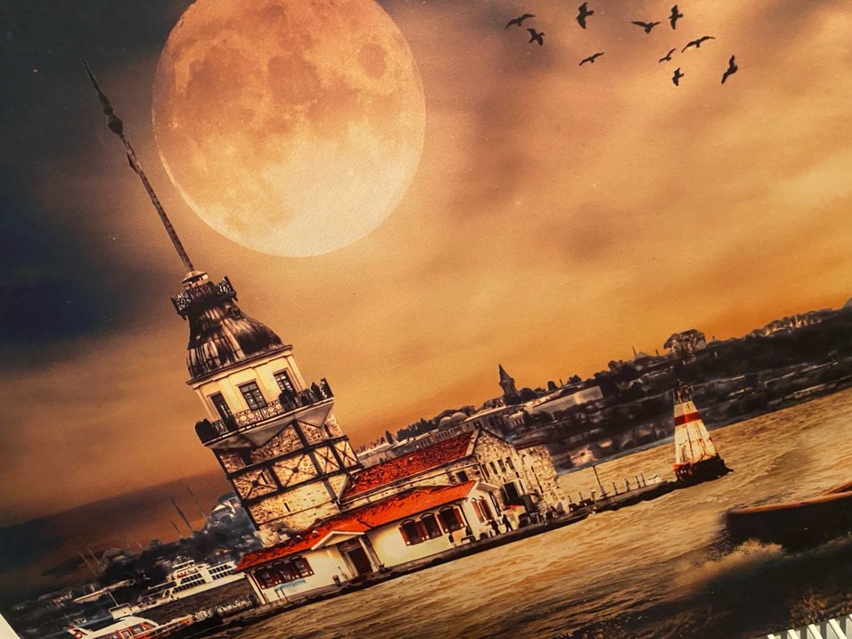 Kız kulesi kanvas tablo - Görsel 3