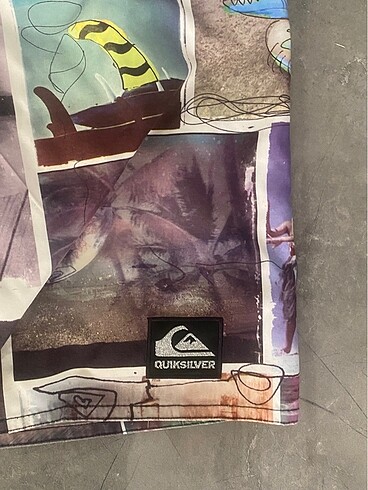 8 Yaş Beden çeşitli Renk Quiksilver deniz şortu