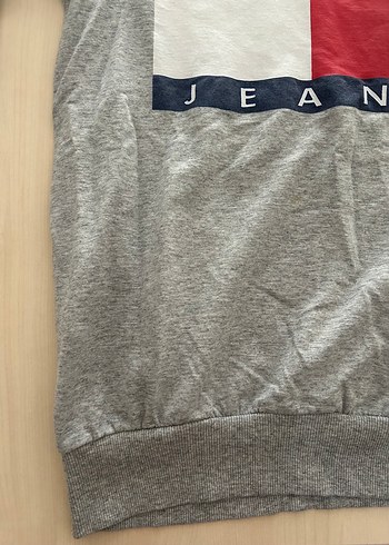 Tommy Jeans Gri Kadın Sweatshirt - Görsel 3